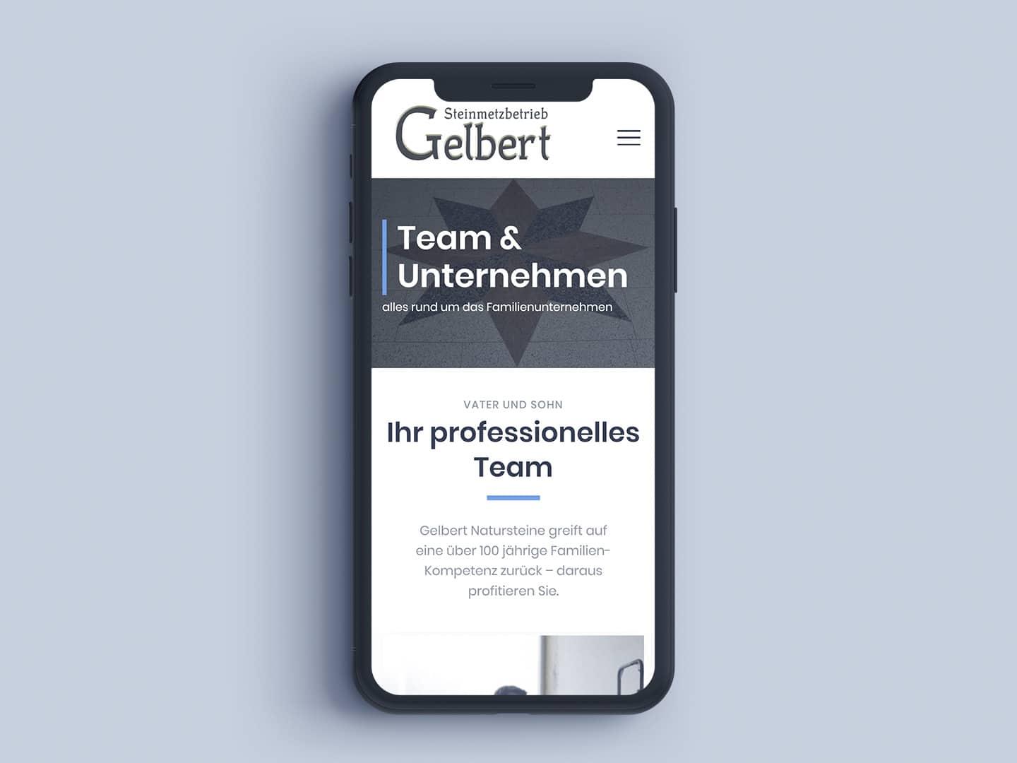 Gelbert-Natursteine - iPhone Team